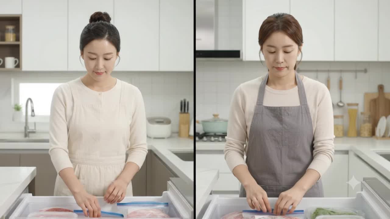 지퍼락 차이점 아시나요? 냉동 산화 막는 올바른 냉장고 식자재 보관법과 필수 주의 사항 & ....
