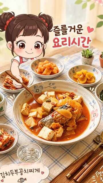 김치두부꽁치찌개 만드는 법 꽁치 통조림으로 10분 완성 칼칼하고 시원한 집밥 레시피