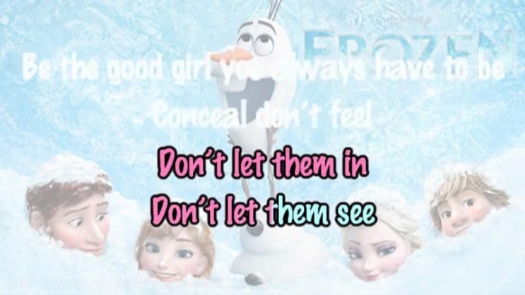  겨울왕국 렛잇고 (Let it go) MR