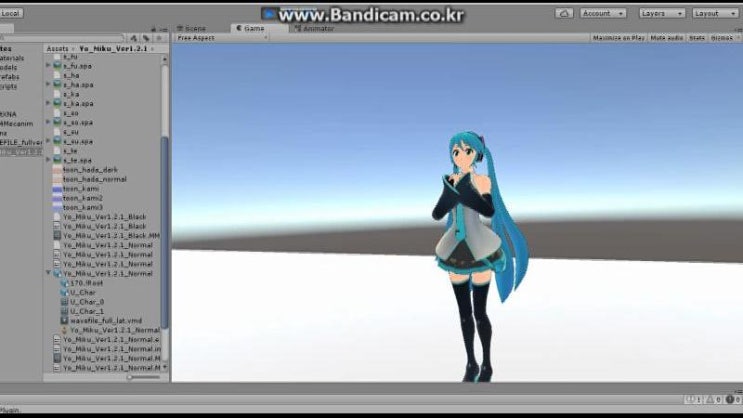  51. [Unity] 여자친구가 없다면 모니터속에 만들자. Unity와 MMD 연동.