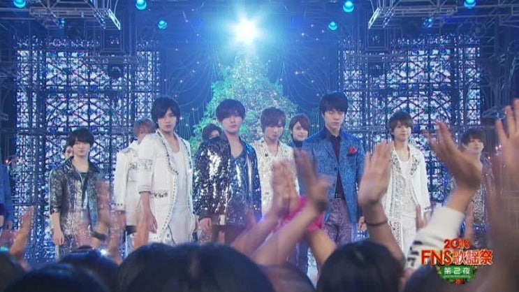  161214 FNS歌謡祭 第2夜 Hey!Say!JUMP - クリスマスメドレー&Give Me Love&ウィークエンダー