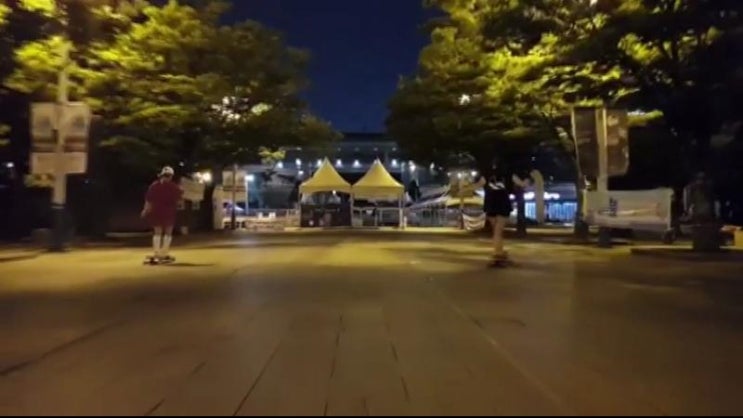  롱보드 :) 미러영상 찍어보기