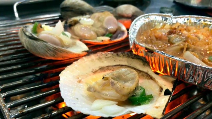  부산 청사포 수민이네 조개구이