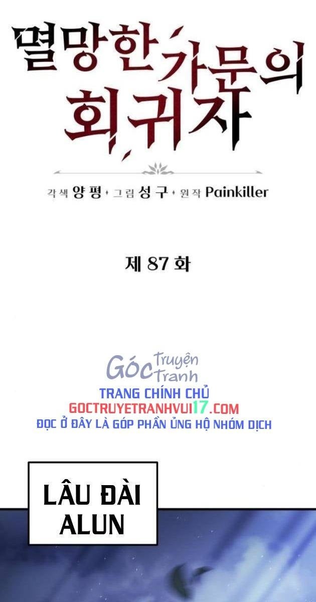 Hồi Quy Giả Của Gia Tộc Suy Vong - Page 1