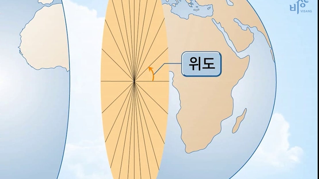 지구의 위도와 위선 - 네이버 TV