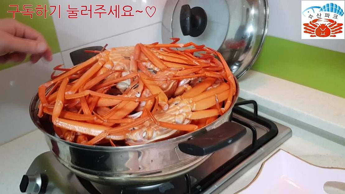 국산 연지홍게 수심 홍게 택배 찜 찌기 by 수산파크 - 네이버 TV