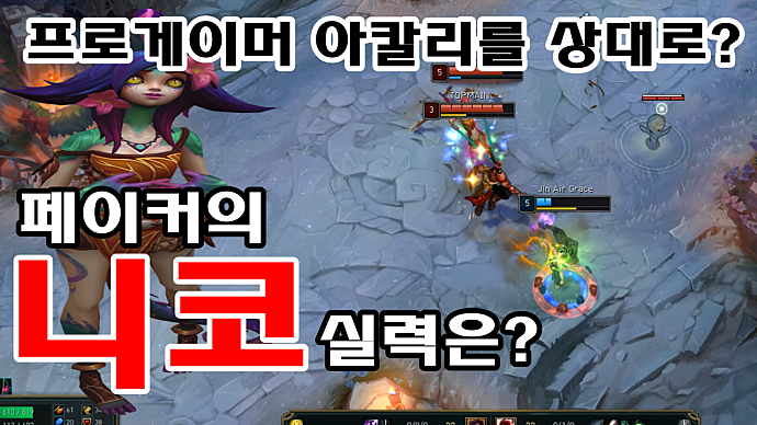 Faker's Neeko Skills Against a Pro Gamer Akali......