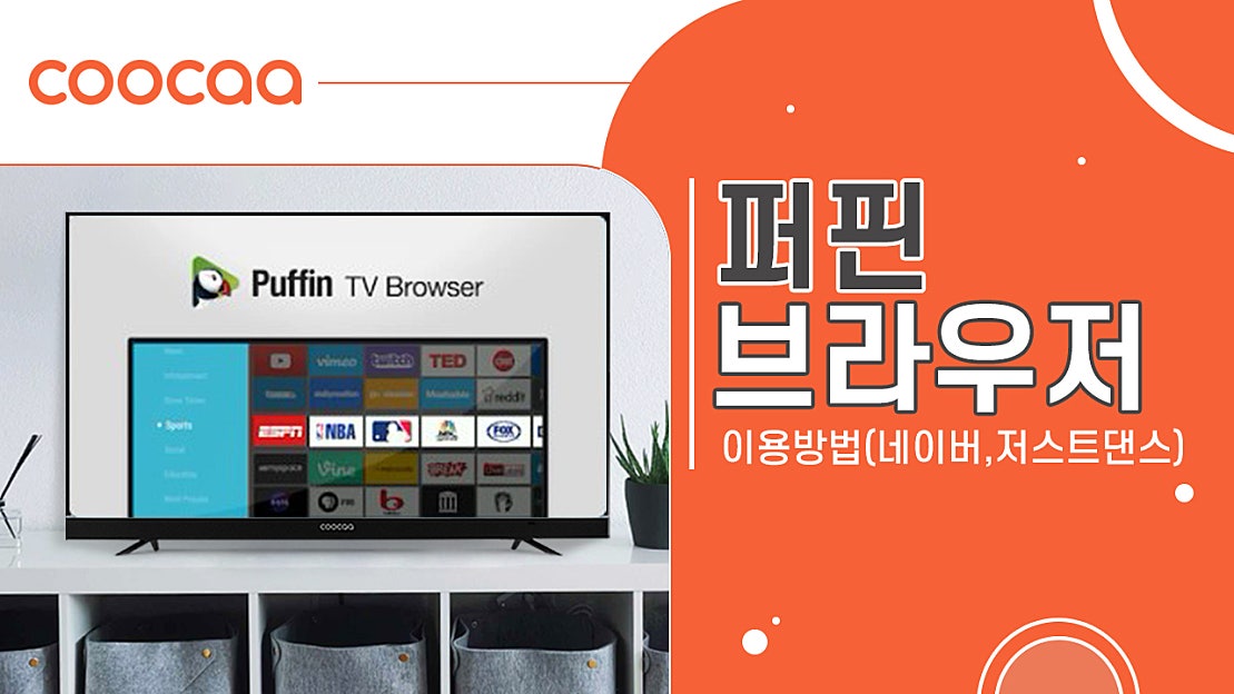 안드로이드TV를 이용한 인터넷 사용!! TV앱 추천(with.퍼핀 브라우저) - 네이버 TV