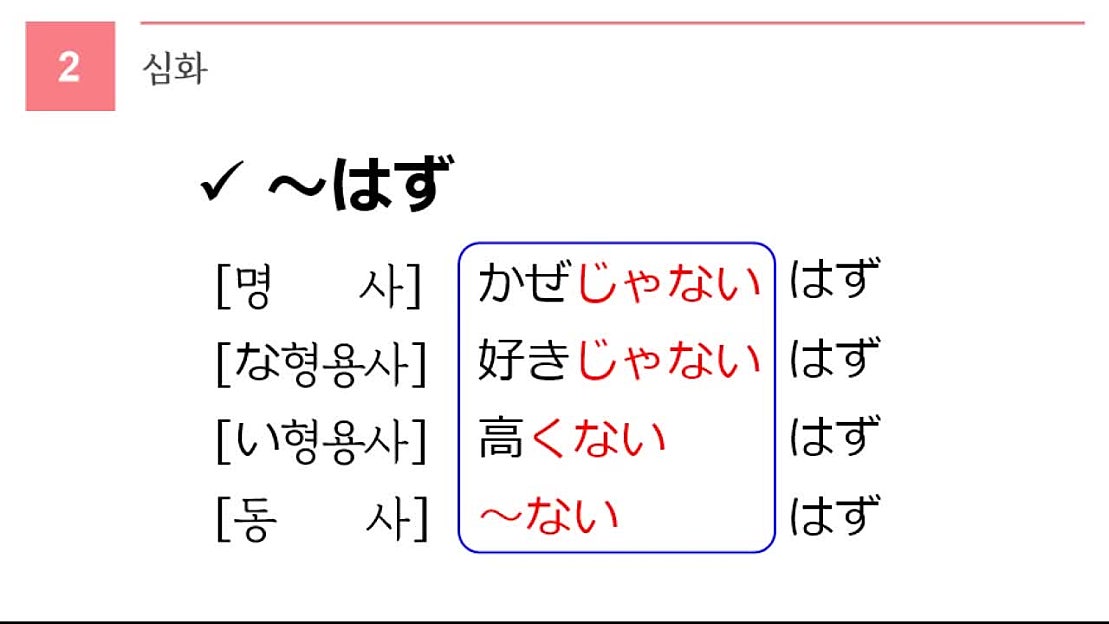 독학 일본어 [초급 5] 03 はず 심화 1 - 네이버 TV