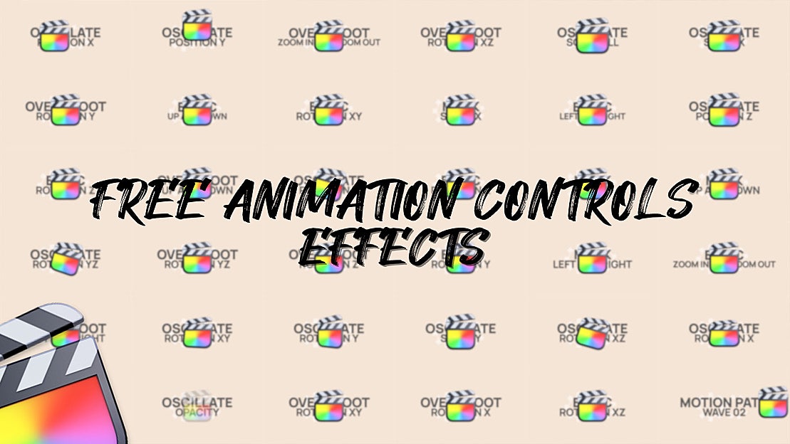 Control Animation Words 파이널컷 무료 43종 애니메이션 컨트롤 효과 | TIP191. Free 43 Animation Controls Effects ...