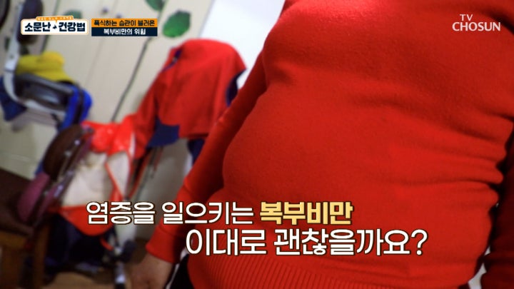 복부비만이 염증을 일으키고 전신 건강을 위협한다!? TV CHOSUN 240217 방송