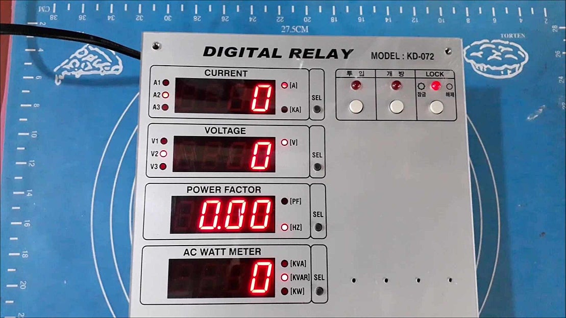 ABC기중차단기수리 DIGITAL RELAY KD-072 배선용차단기컨트롤러수리 - 네이버 TV