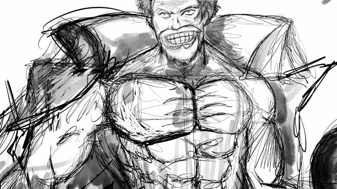 원피스 몽키D 가프 내스타일로 그리기 Monkey D Gaff, Drawing in My Style - 네이버 TV