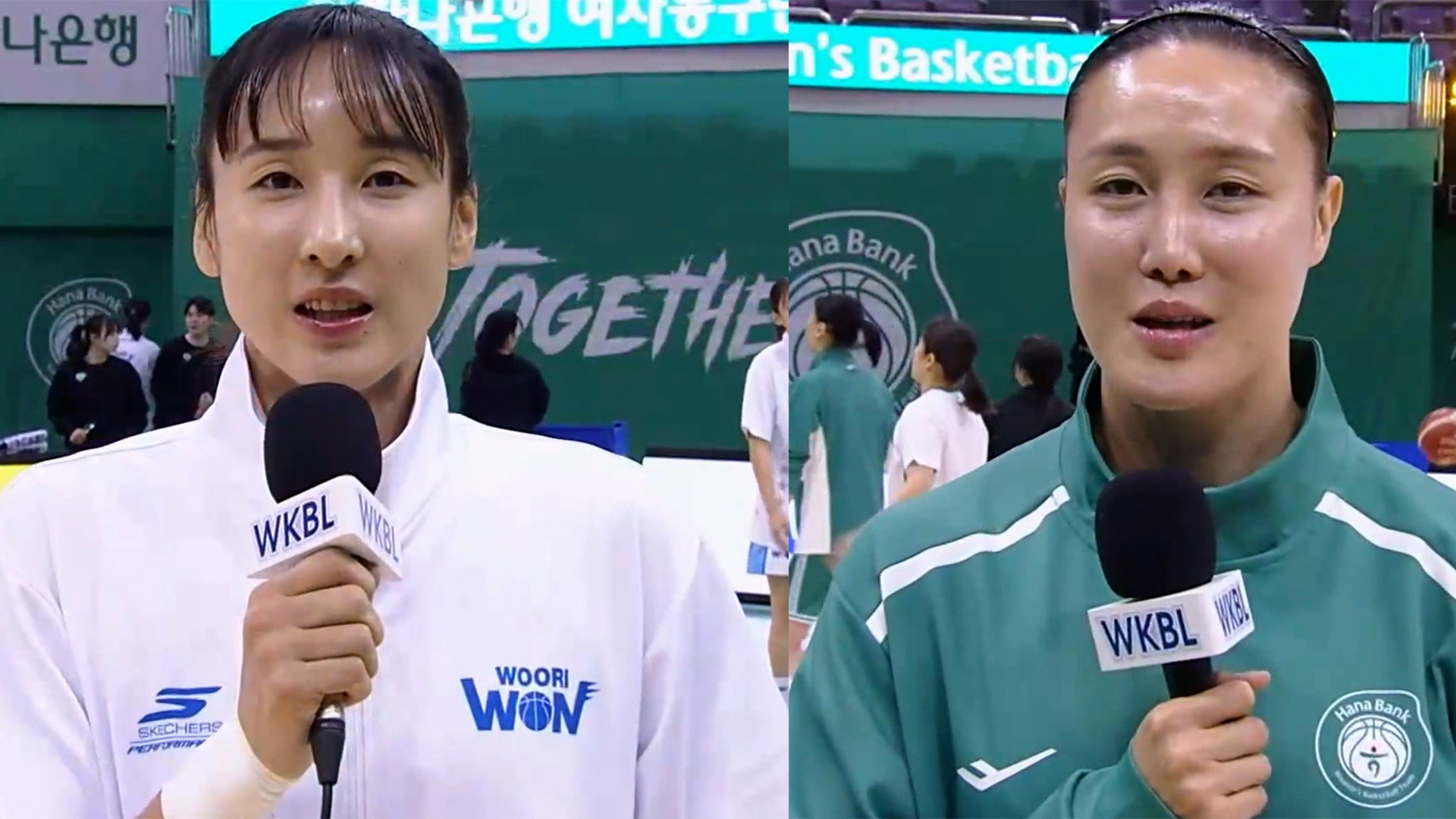 '양 팀의 키플레이어' 김단비와 김정은 인터뷰