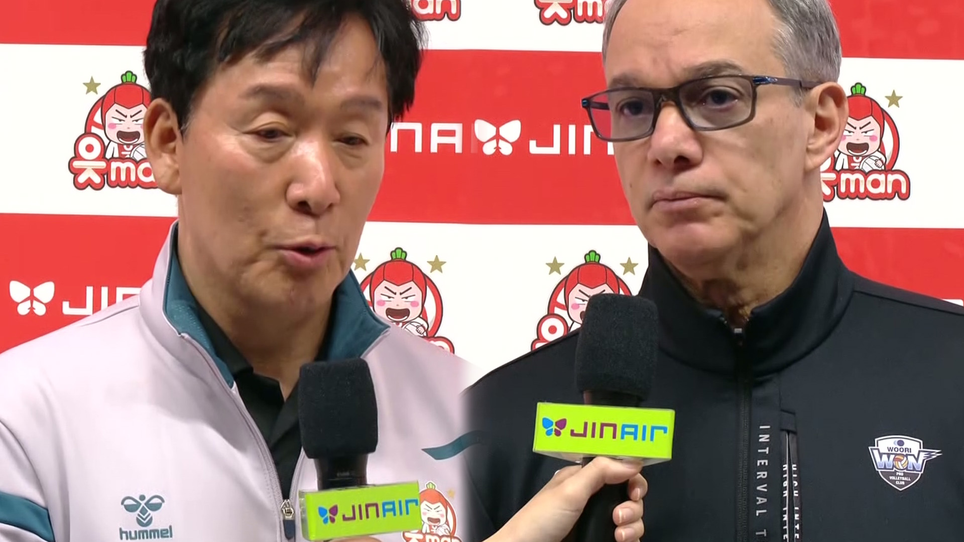 '사이드아웃에서 기회를 잡겠습니다' 경기 전 양 팀 감독 인터뷰