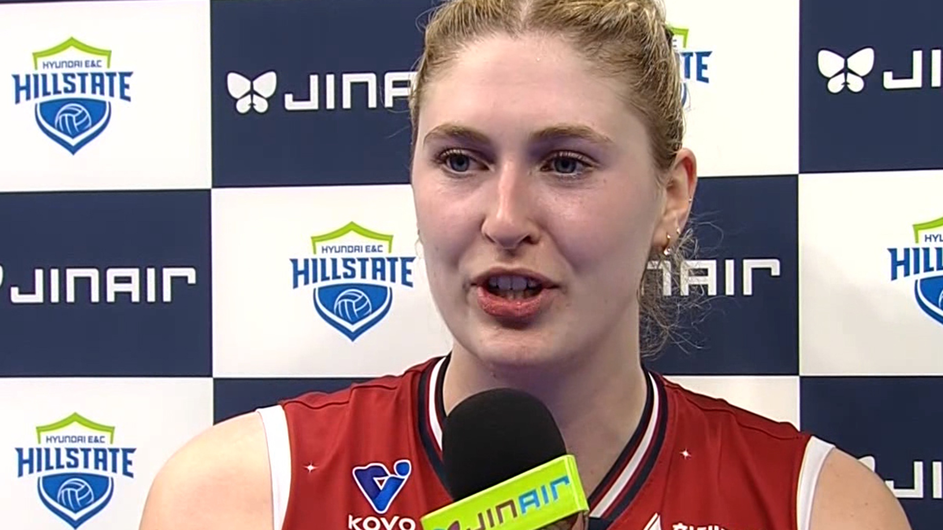 '가족 직관 버프' 셧아웃 맹활약 펼친 카리 인터뷰