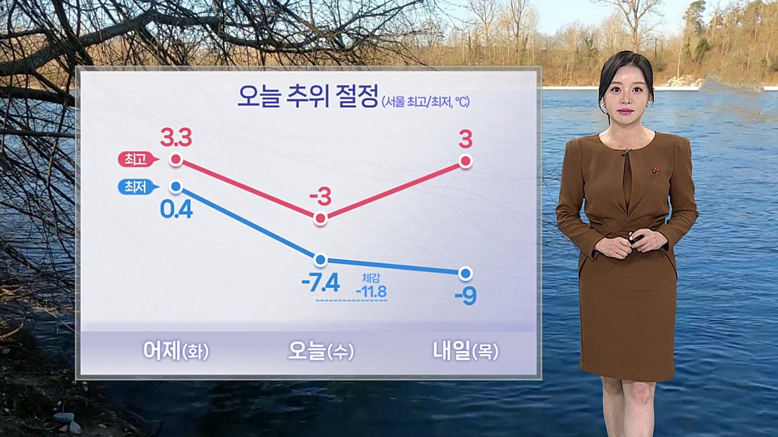 [날씨] 오늘 추위 절정, 서해안 많은 눈…중부·경북 한파특보 - 네이버 TV