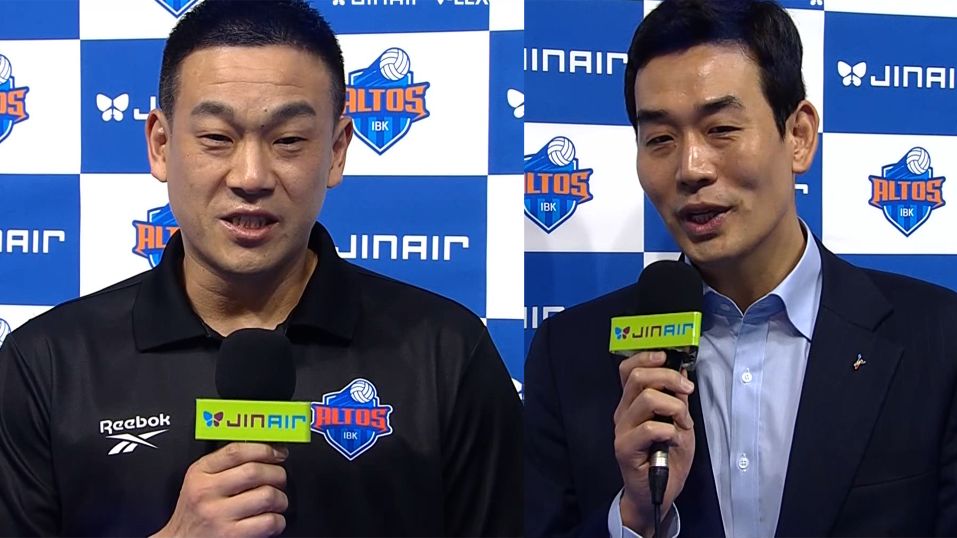 경기 전 만나본 양 팀 사령탑 여오현-고희진 인터뷰