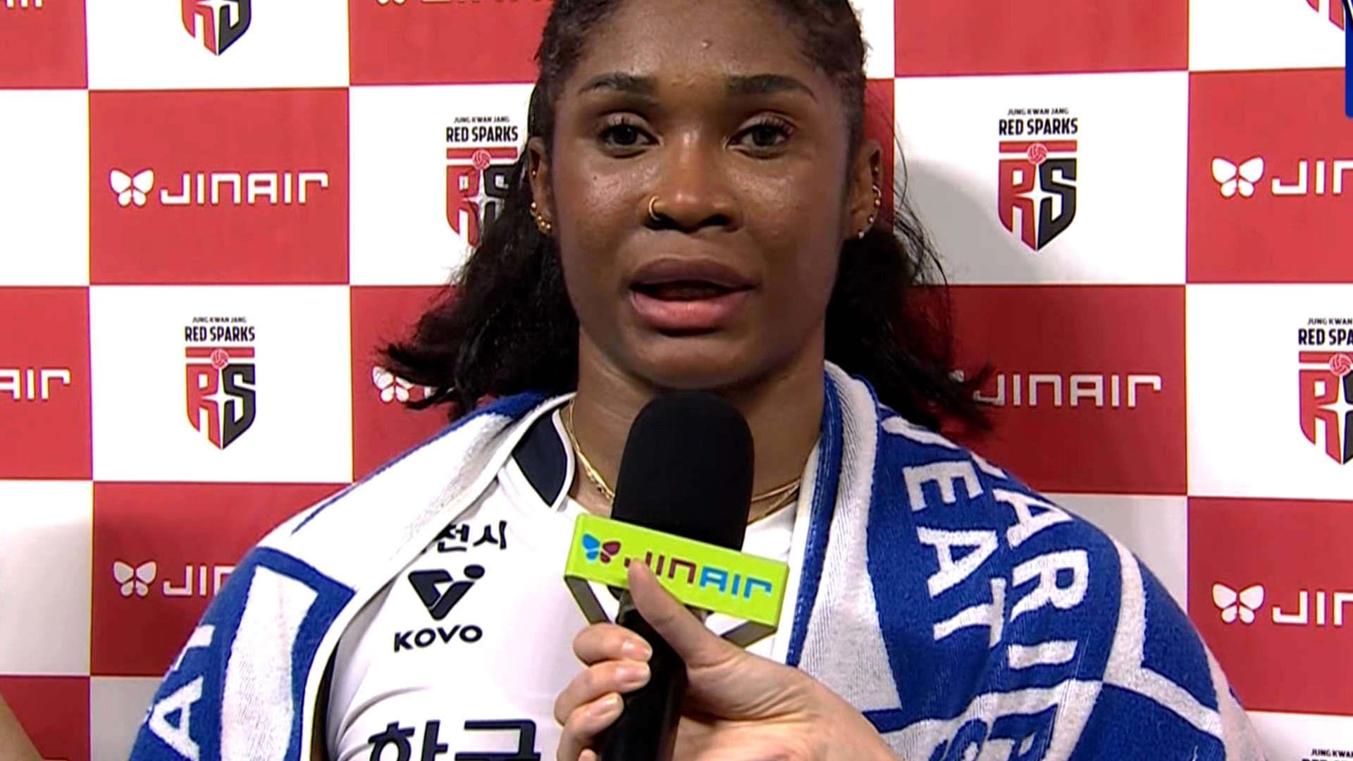 '32득점!' 오늘 경기 수훈 선수 모마 인터뷰