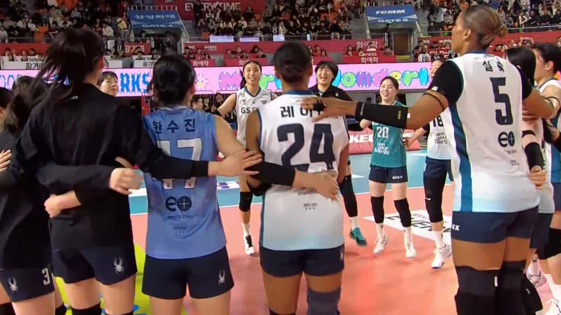 3라운드 첫 승과 함께 3위로 올라서는 GS칼텍스