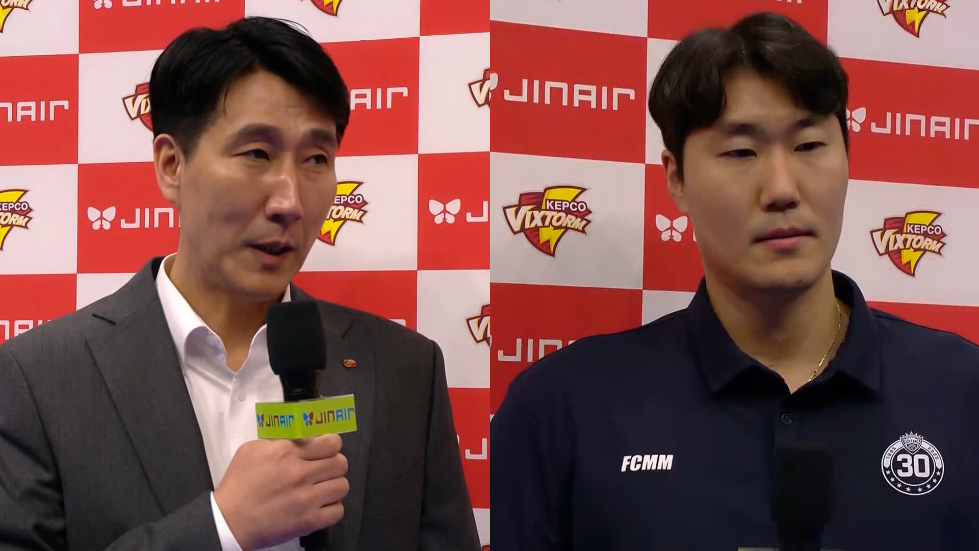 '선수들과 소통하며 시합을 뛰겠습니다!' 경기 전 양 팀 감독 인터뷰