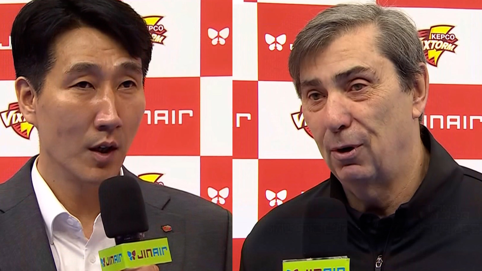 '중요한 블로킹!' 경기 전 양 팀 감독 인터뷰