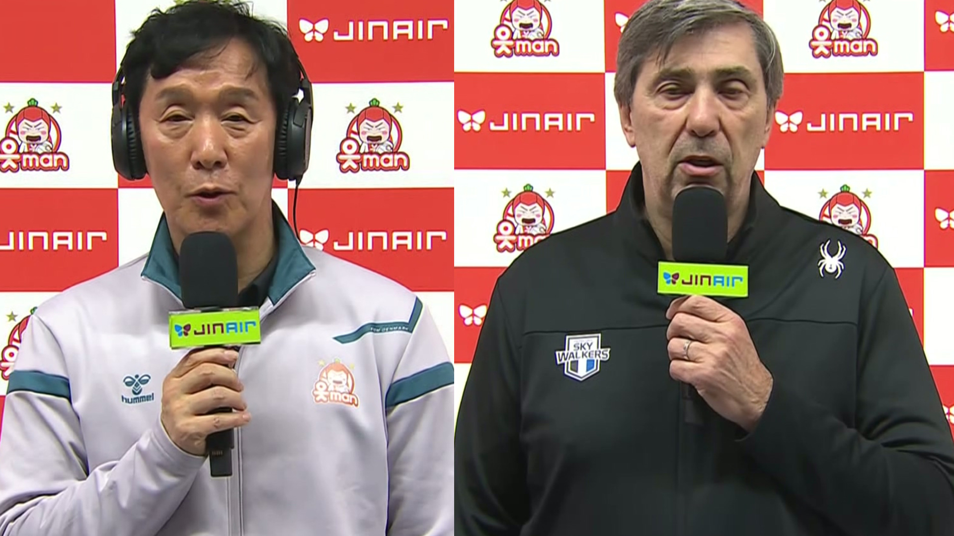 '서브가 중요합니다' 경기전 신영철-필립 블랑 감독 인터뷰