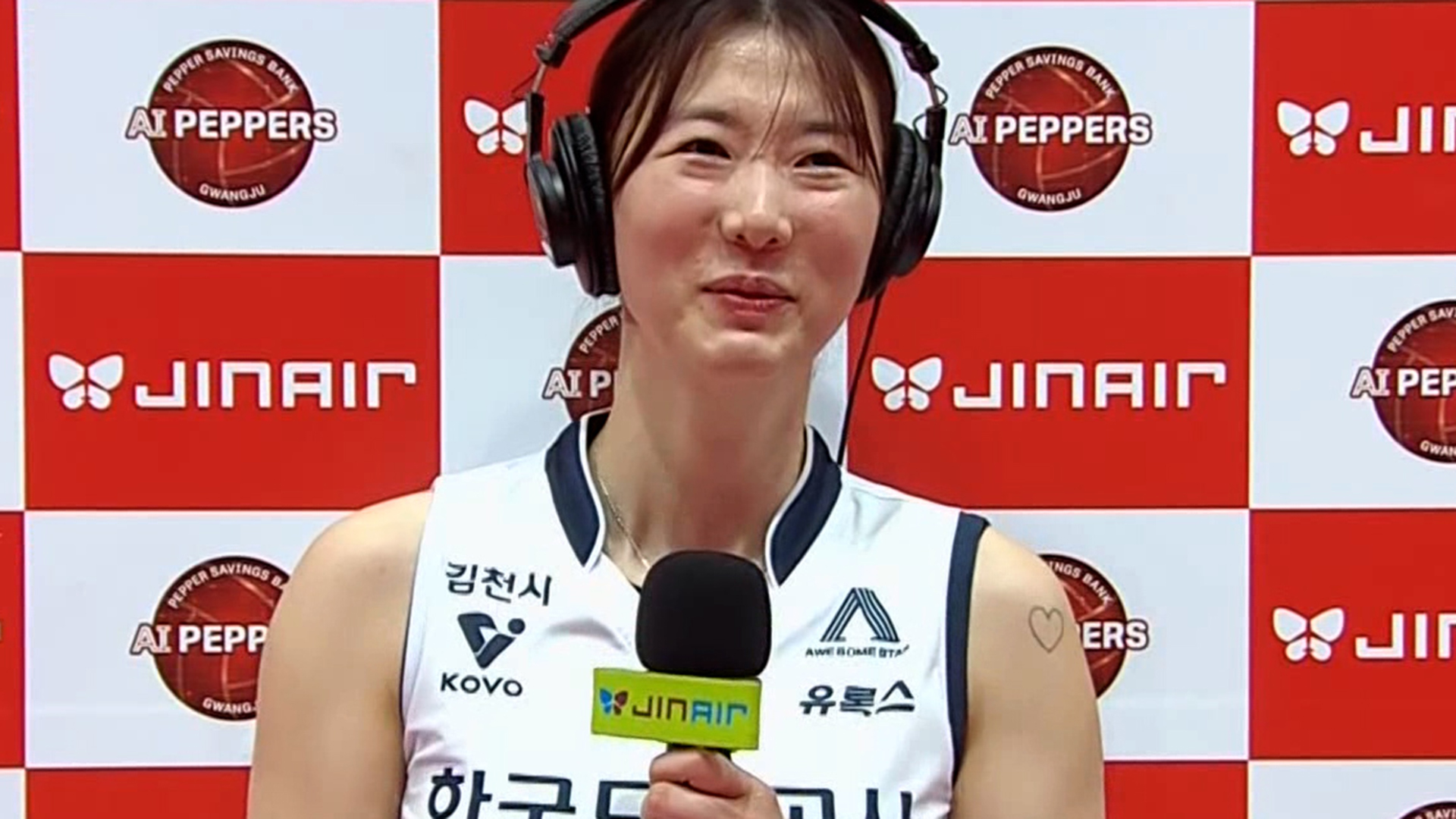 '22득점!' 오늘 경기의 에이스 강소휘 선수 인터뷰