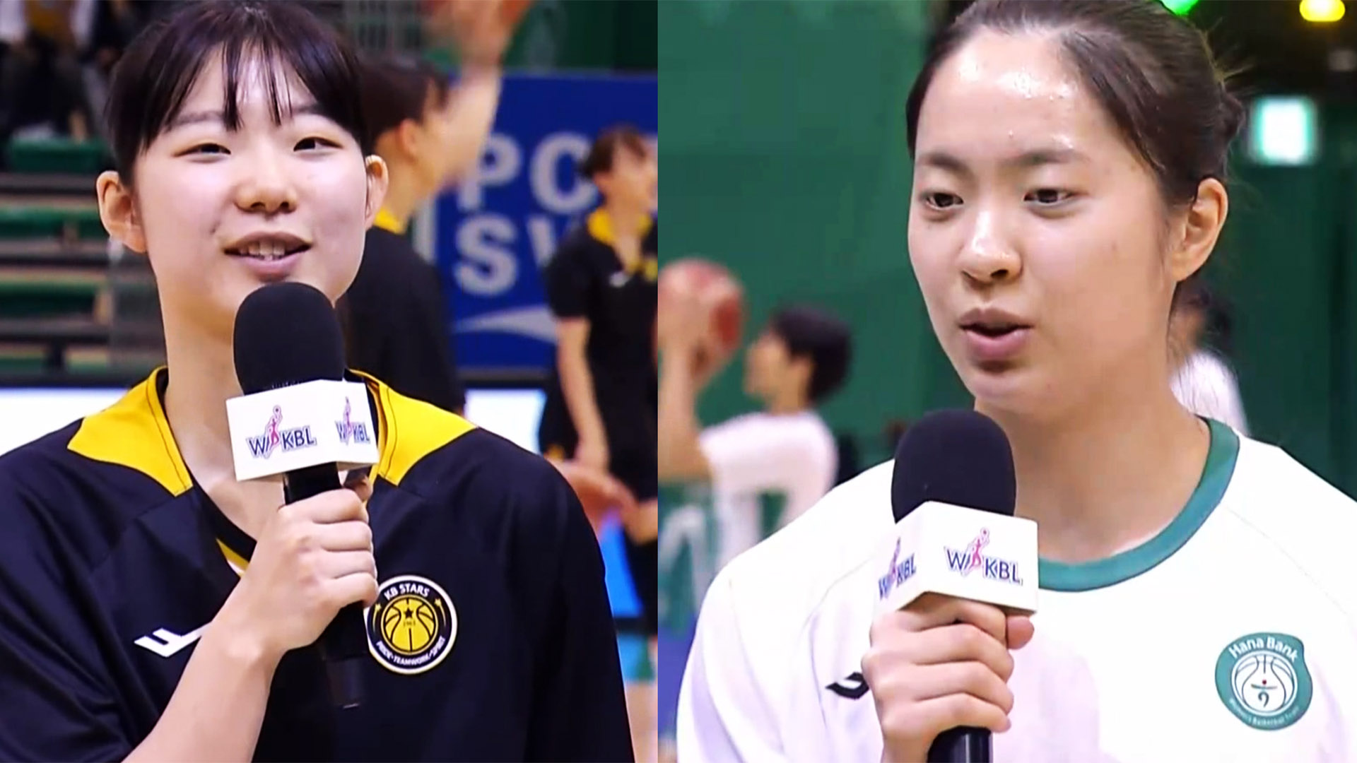 경기 전 허예은-박소희 선수 인터뷰