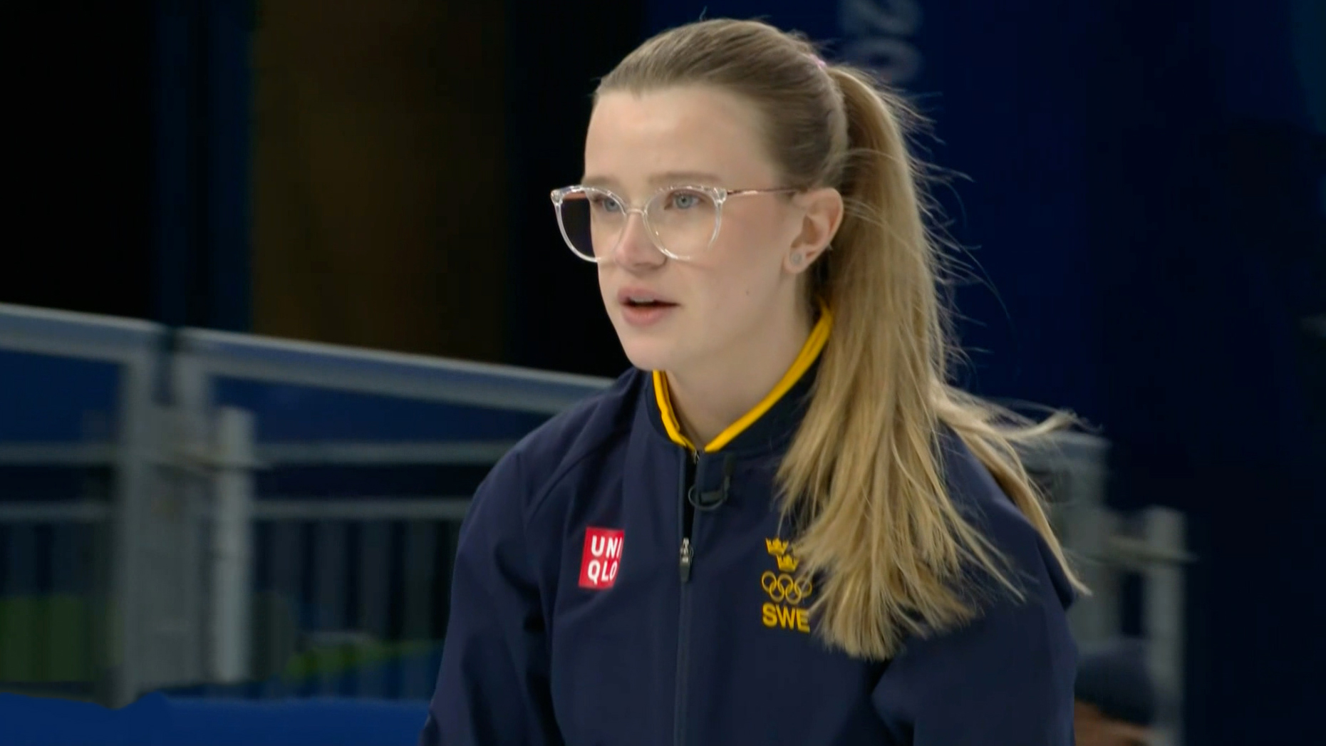 '역시 강하다' 2점을 따내며 2엔드를 끝내는 스웨덴