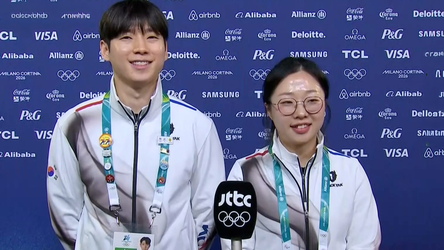 첫 번째 경기를 마친 김선영-정영석 선수 인터뷰