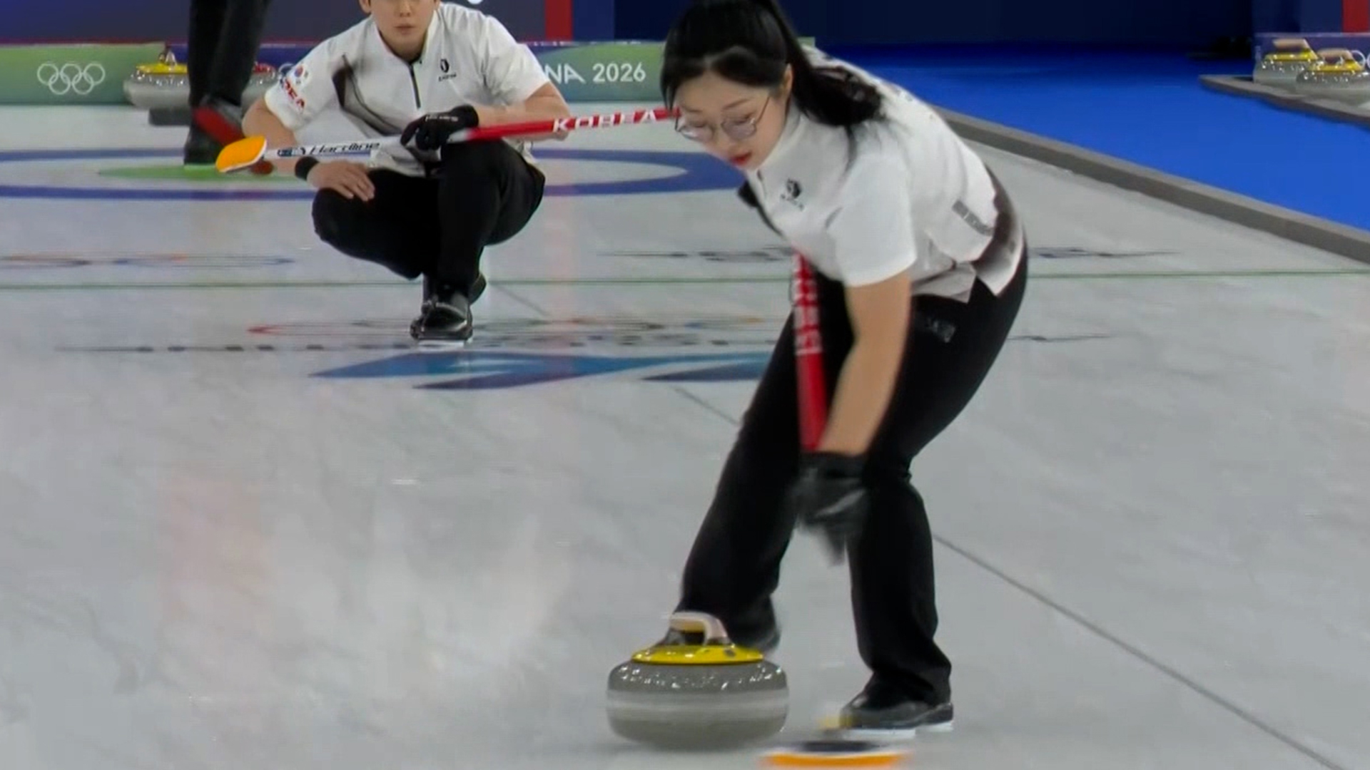 '굿 샷에 굿 스윕!' 완벽한 모습을 보여주는 대한민국