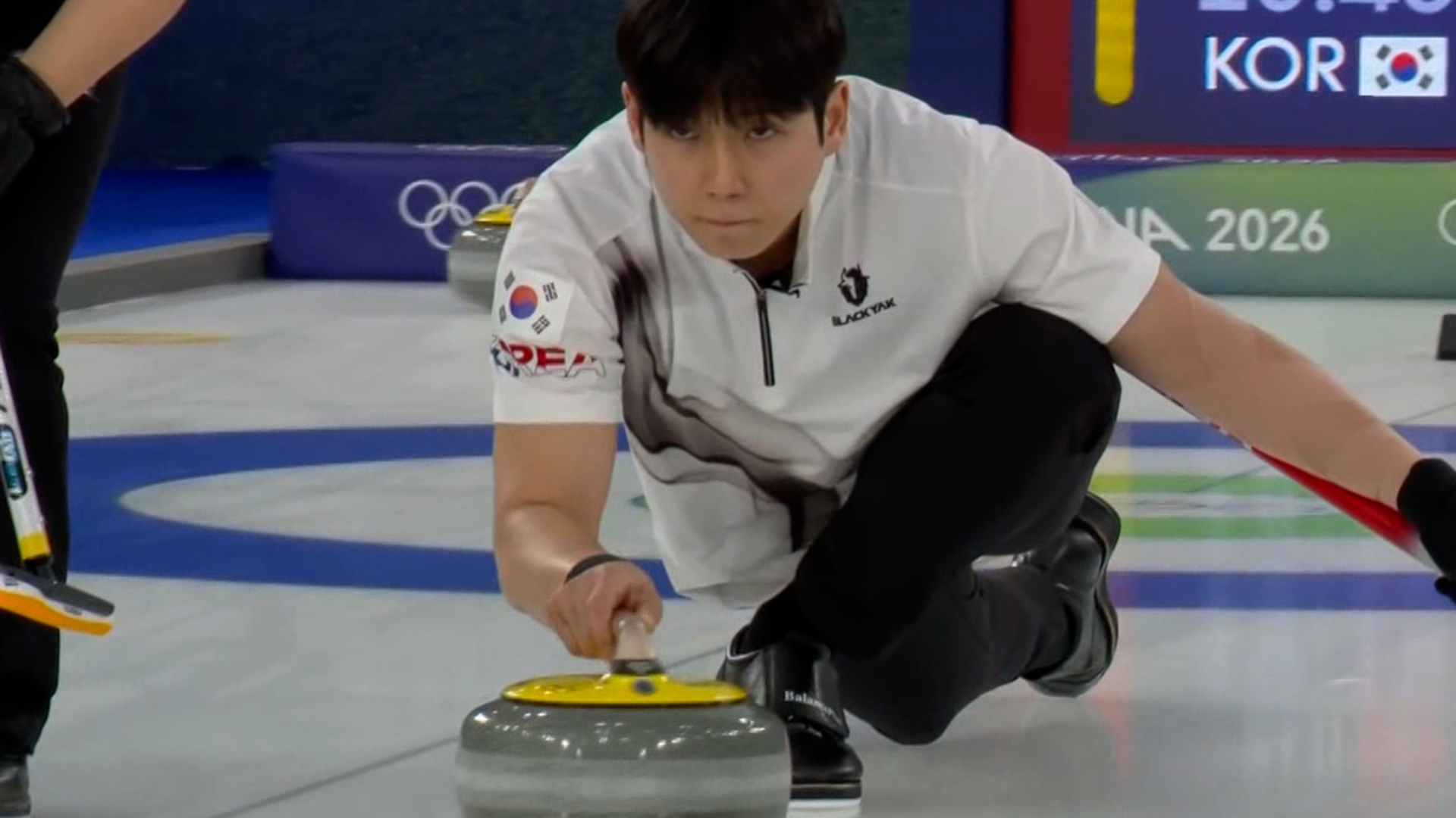 '굿 샷!' 상대에게 압박을 주는 대한민국