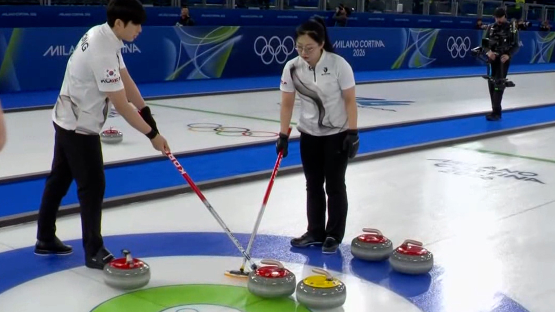 '전반 마무리!' 아쉽게 1점을 획득하는 대한민국