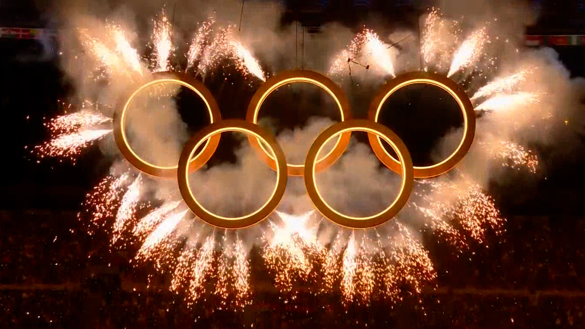 '전 세계가 기다려온 시간!' 밀라노 하늘에 완성된 올림픽 엠블럼