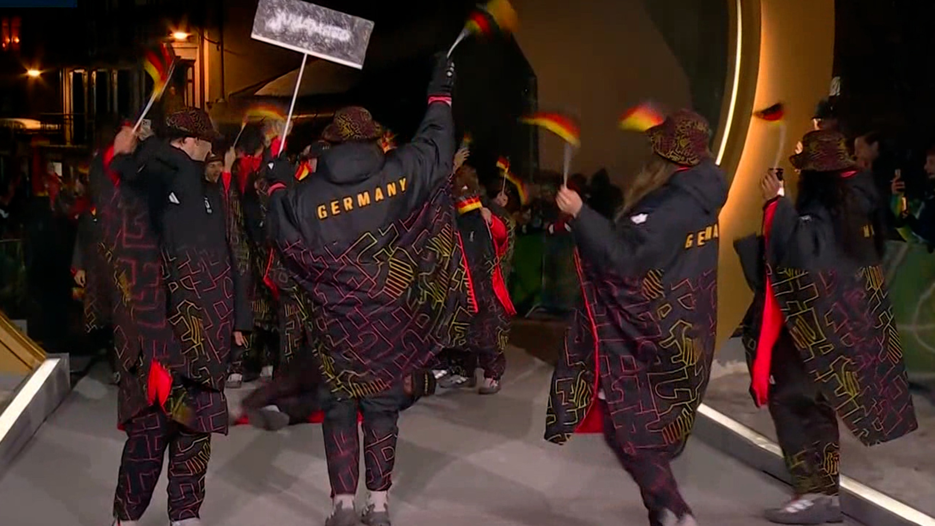 '썰매 종목 강국의 나라!' 독일 선수단의 입장