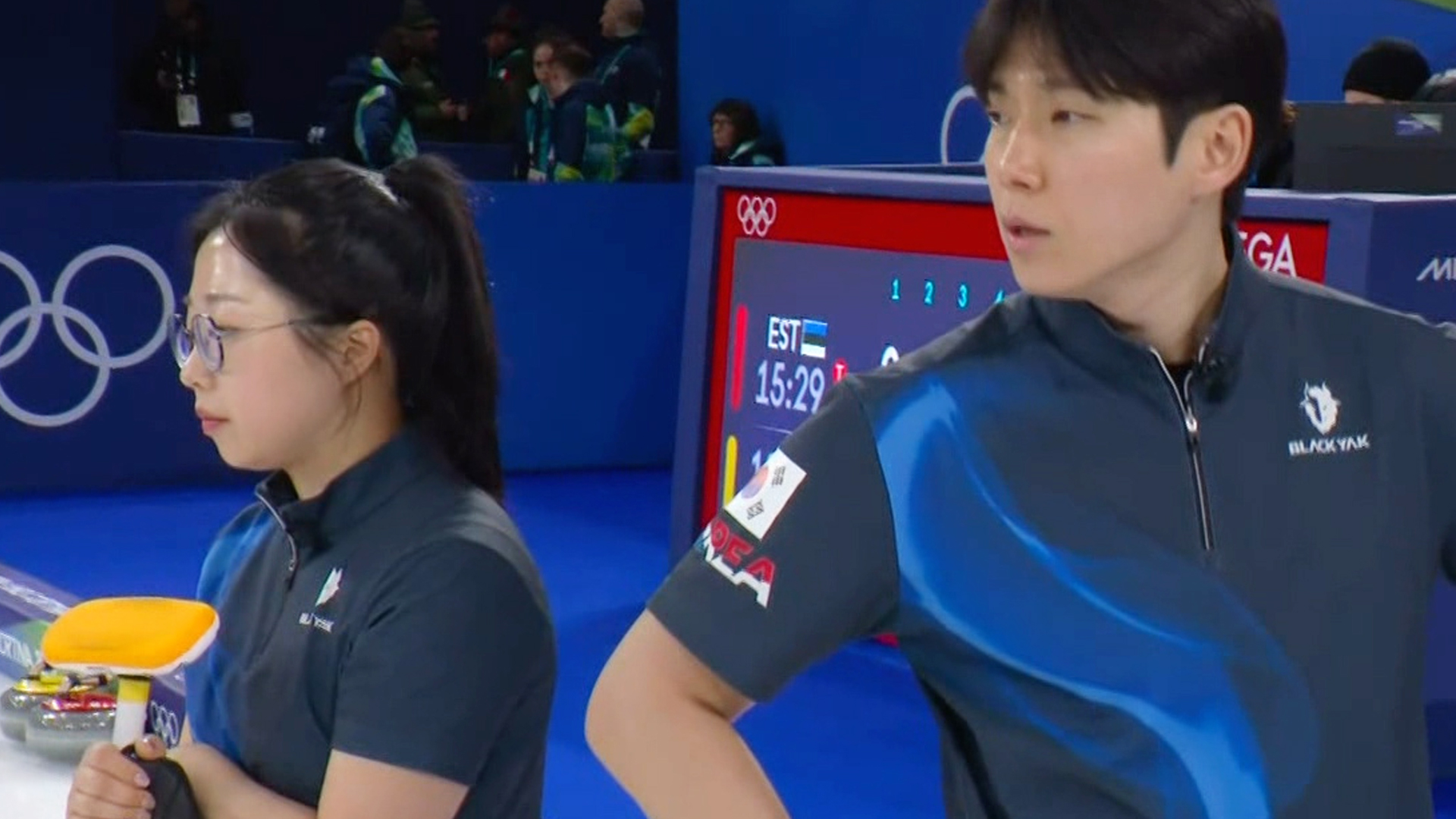 '1점 스틸!' 동점을 만드는 대한민국