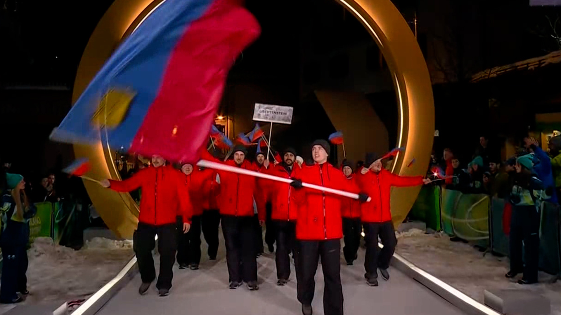 '동계 올림픽 메달만 획득한 국가!' 리히텐슈타인 선수단 입장
