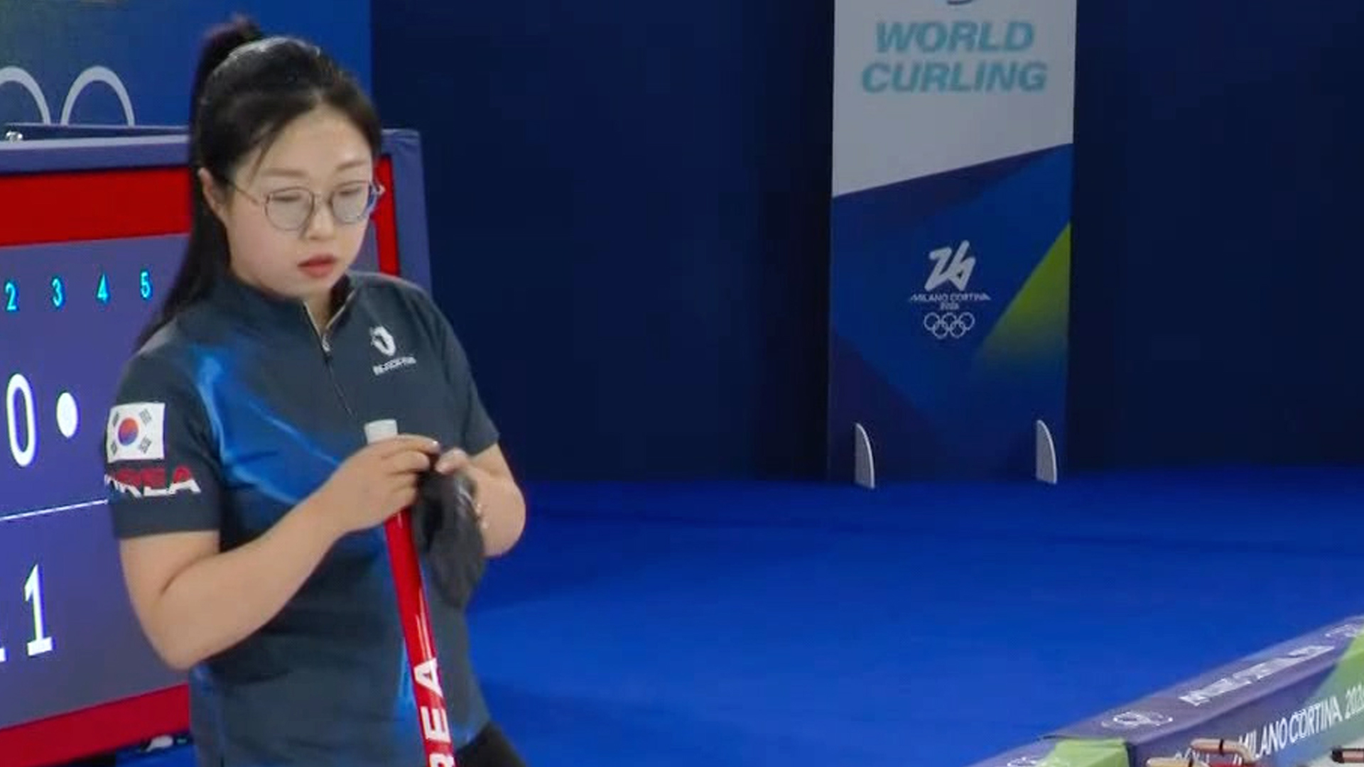 '아쉬운 2번째 엔드' 1점 획득에 그친 대한민국