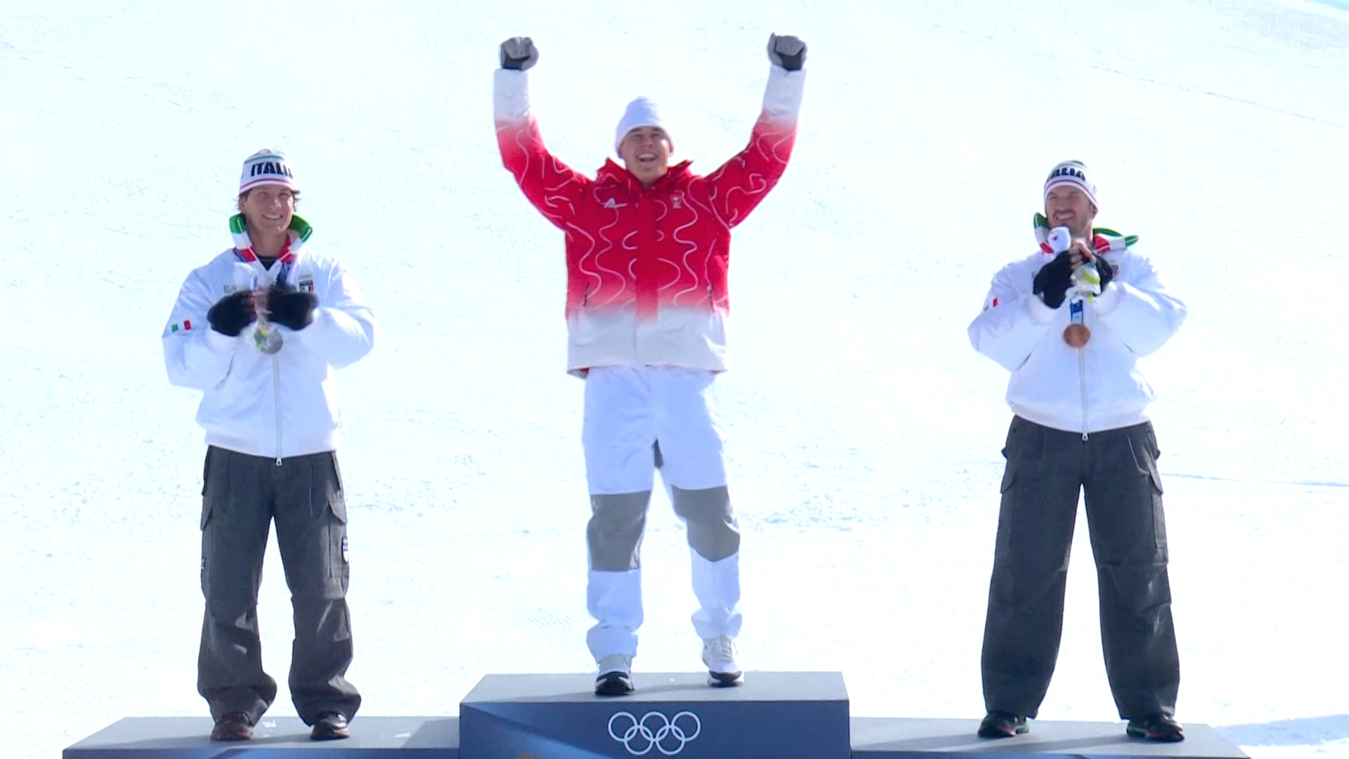 알파인 스키 남자 활강 시상식