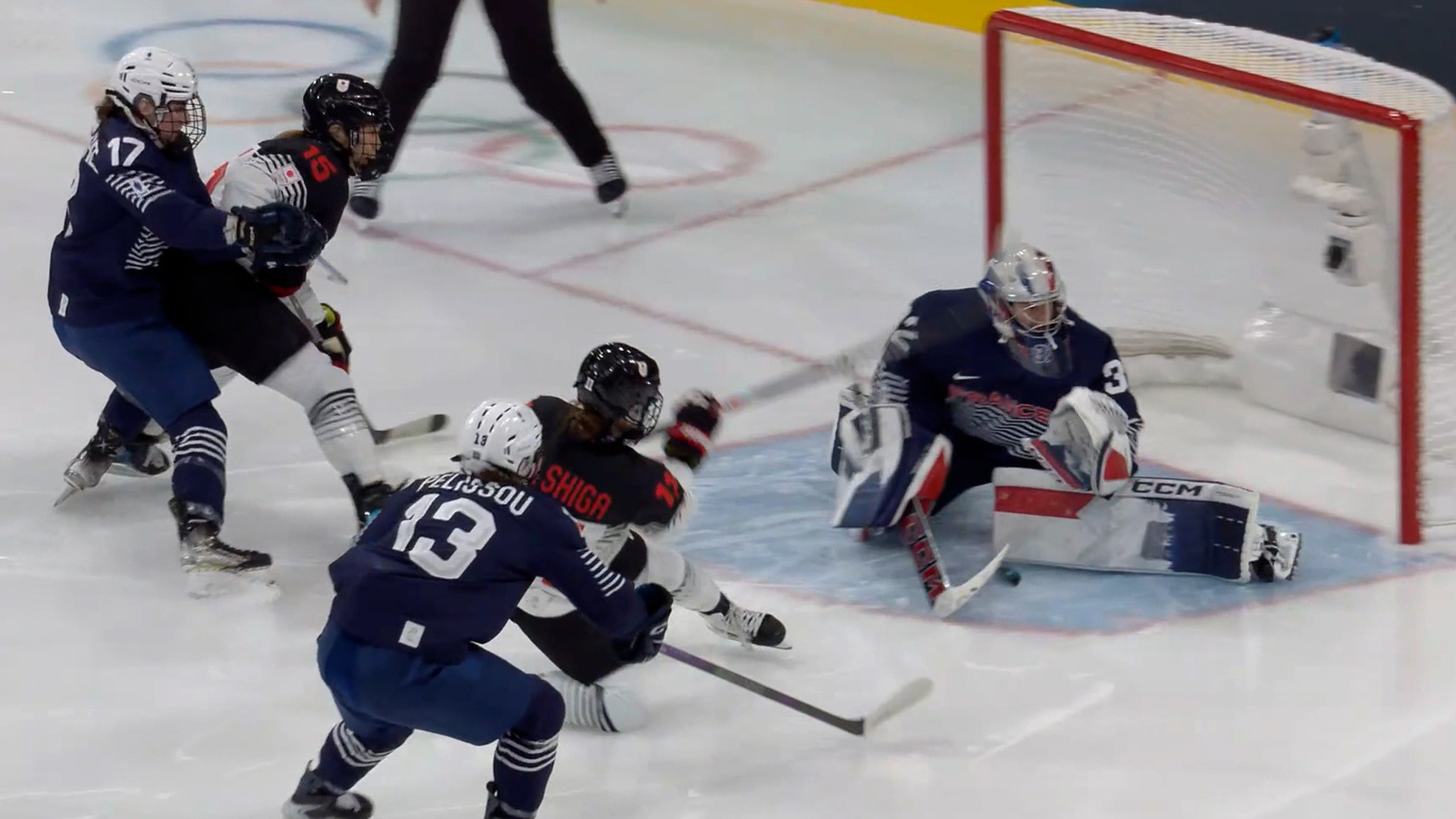 1 대 1 찬스를 놓치는 일본