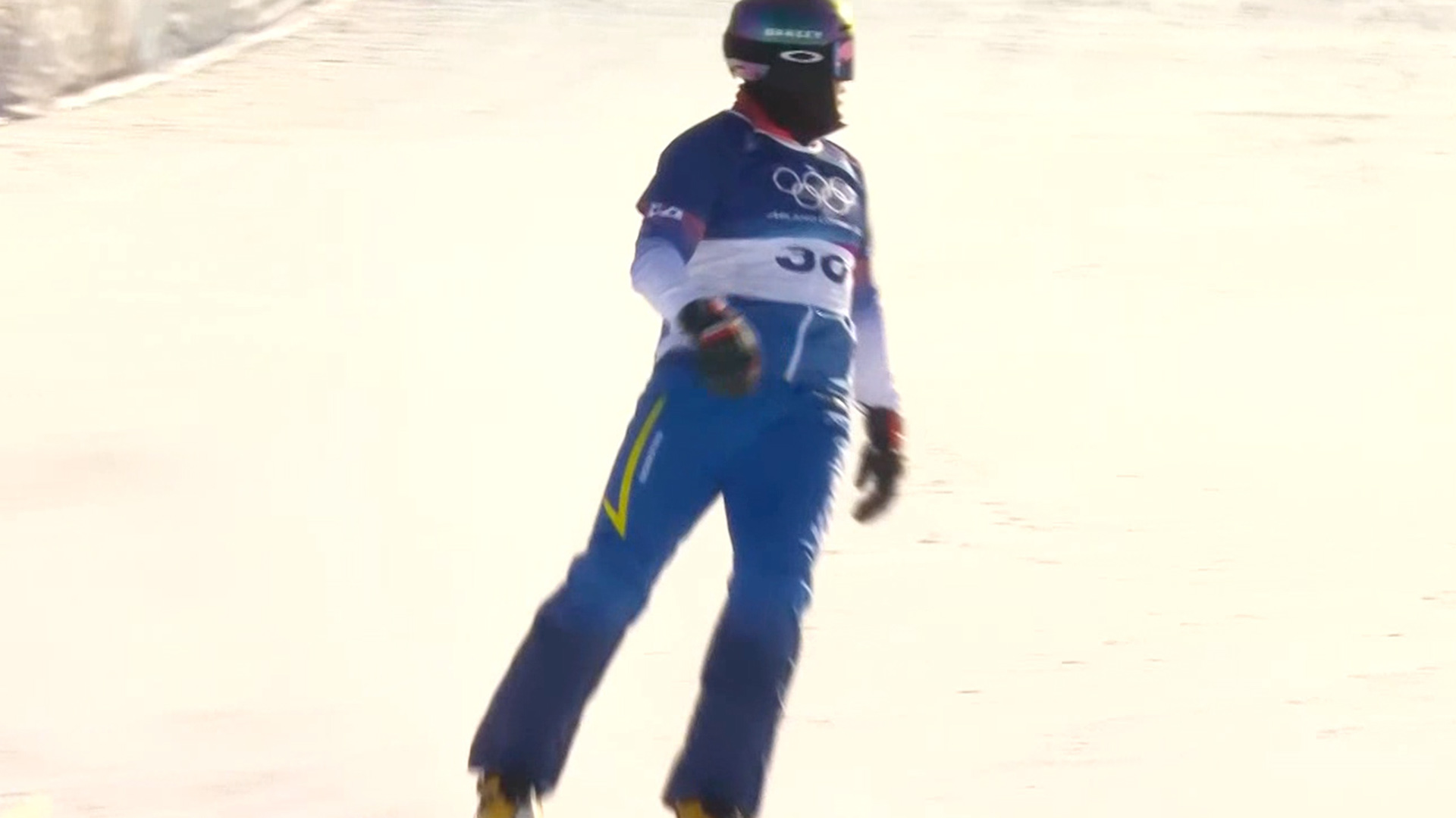 '43초 74!' 초반의 실수를 만회하는 김상겸의 라이딩