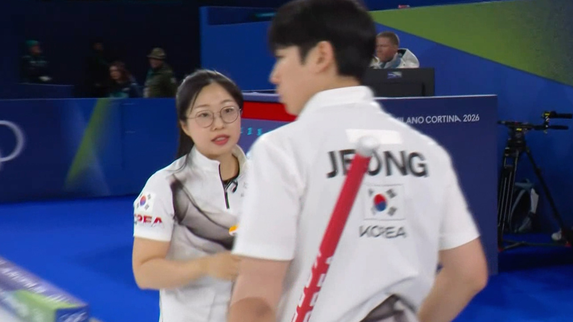 상대를 제대로 방해하는 김선영의 절묘한 샷