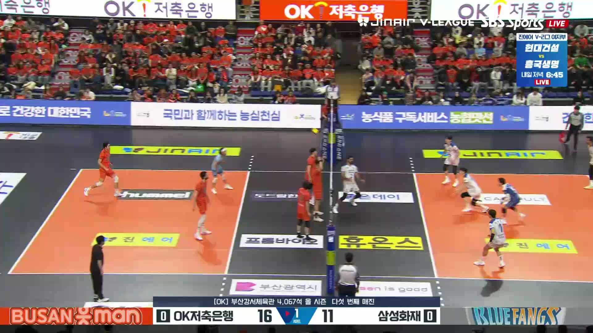 삼성화재 vs OK저축은행 풀영상 (2026.02.08)