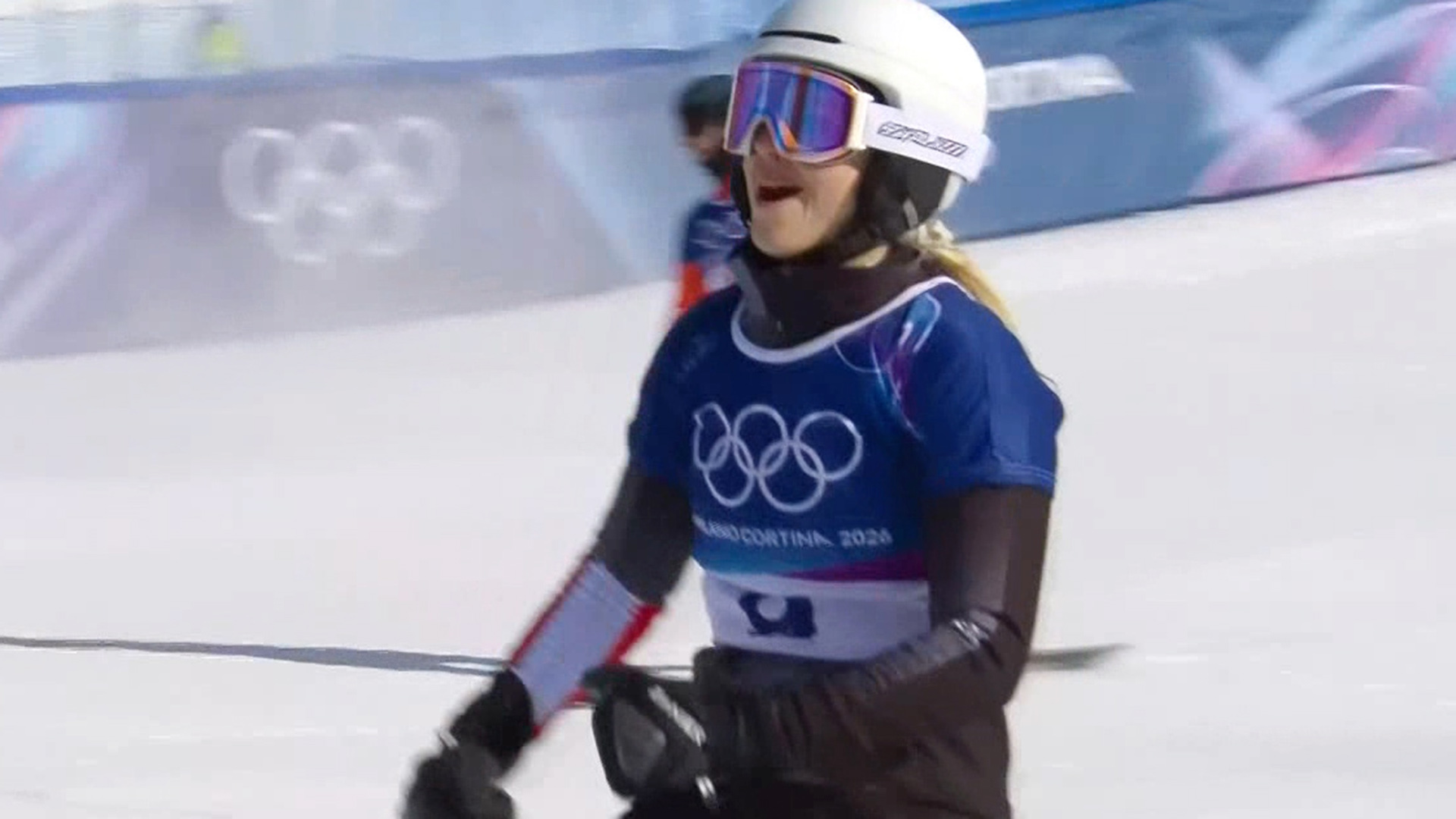 '0.13초 차이!' 짜릿한 승리를 거두는 사비네 파이어