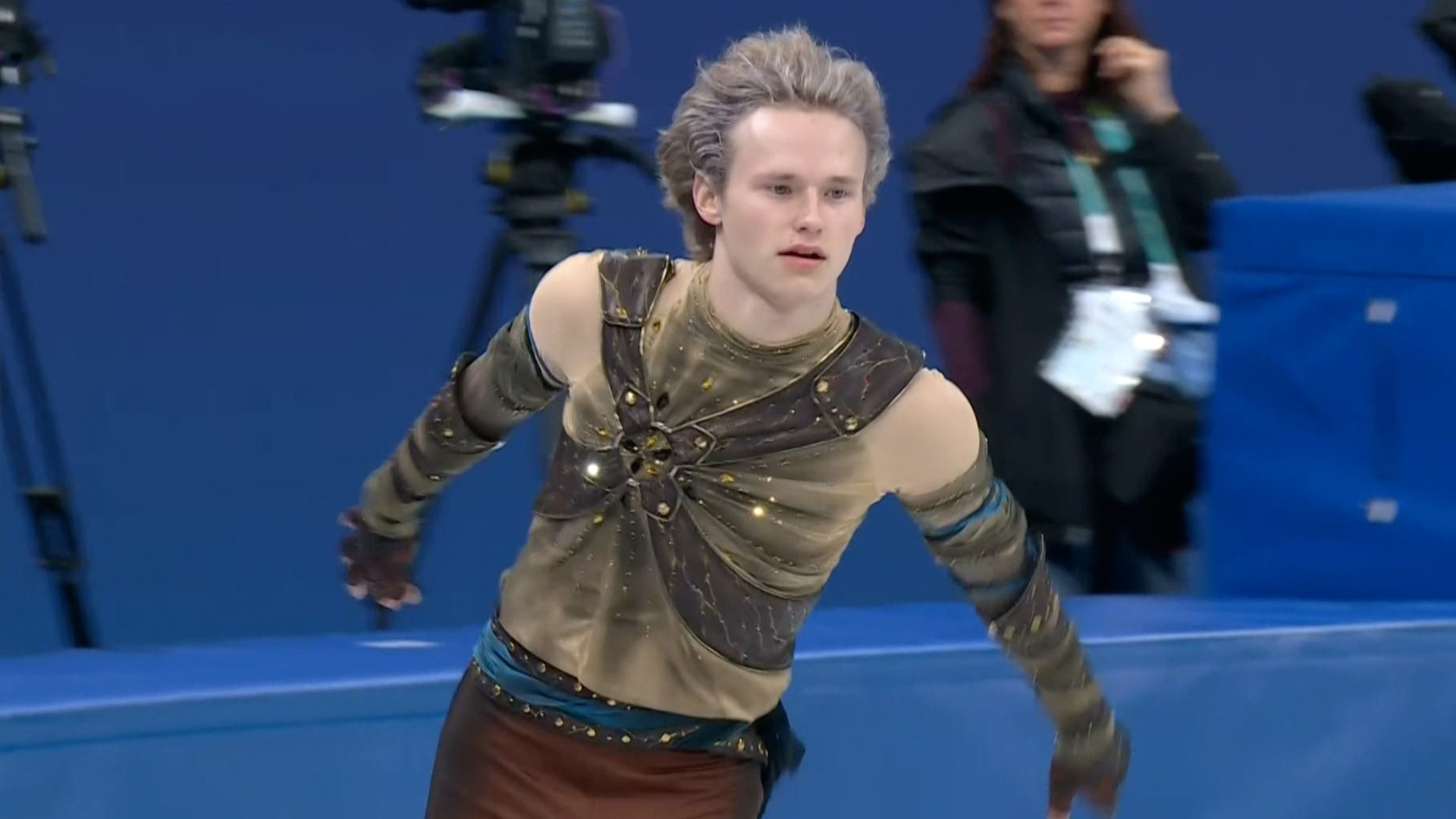 '몸 푸는 모습도 남다른' 끝판왕 일리아 말리닌의 워밍업