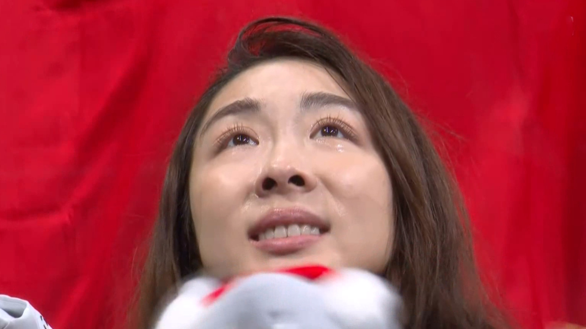 관중을 감동시킨 진보양의 연기