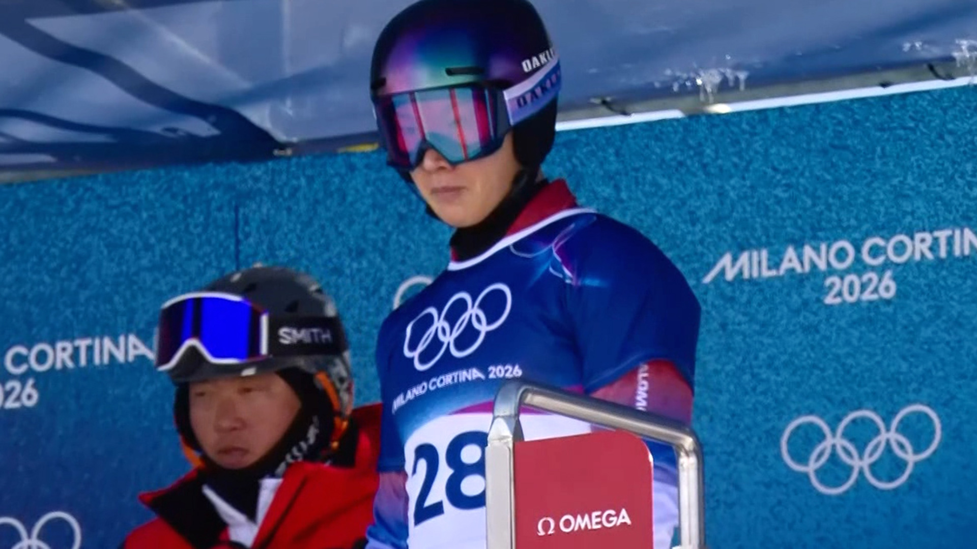 '1분 26초대!' 현재 1위, 이상호의 완벽한 라이딩!