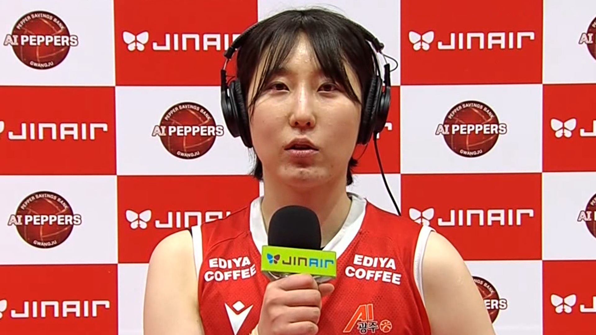 '더 좋은 모습 보일 수 있게 노력' 승리 이끈 박정아 인터뷰