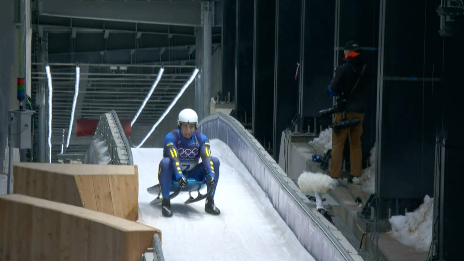 '아쉬운 실수' 우크라이나 안드리 만지의 1차 주행